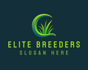 Grass Lawn Garden logo design