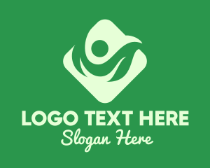 Environment Friendly Person Logo