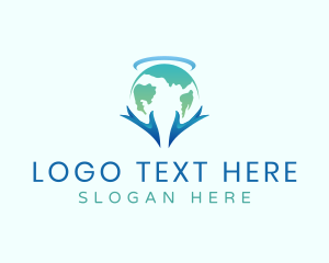 Ngo - Angel Hands Foundation logo design