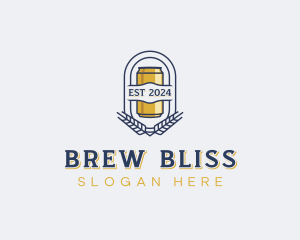 Beer Can Bar logo design