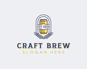 Beer Can Bar logo design