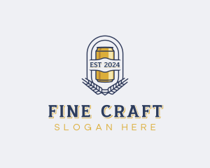 Beer Can Bar logo design