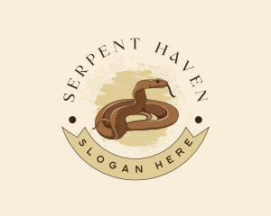 Australian Venomous Snake logo design