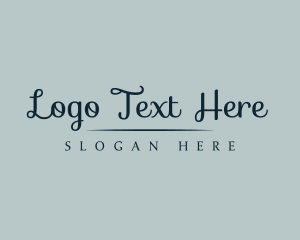 Interior Designer - Elegant Boutique Cursive logo design