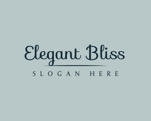 Elegant Boutique Cursive Logo