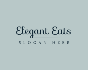 Elegant Boutique Cursive logo design