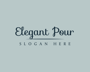 Elegant Boutique Cursive logo design