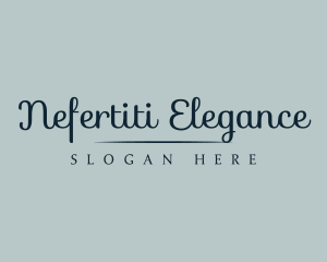 Elegant Boutique Cursive logo design