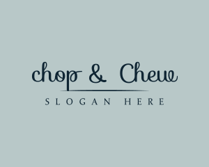 Handwritten - Elegant Boutique Cursive logo design