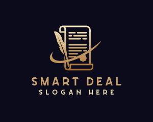 Deal - Legal Notary Paper logo design