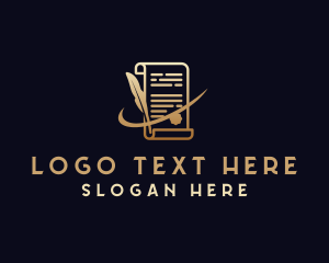 Legal - Legal Notary Paper logo design