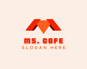 Generic Advertising Letter M logo design