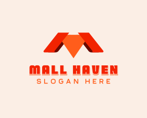 Generic Advertising Letter M logo design