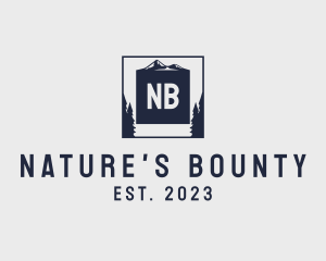 Frame Forest Nature logo design