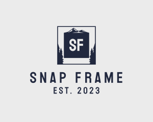 Frame Forest Nature logo design