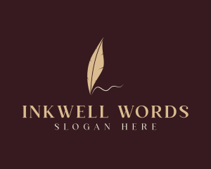 Writing - Writing Quill Author logo design