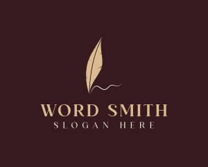 Author - Writing Quill Author logo design