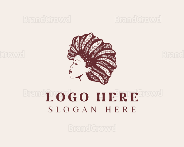 Afro Hair Salon Logo