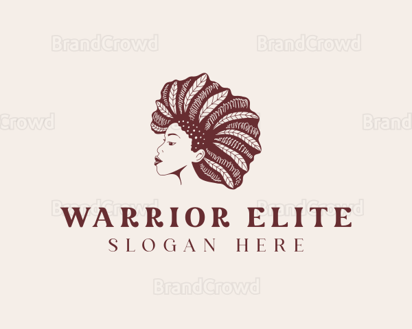 Afro Hair Salon Logo