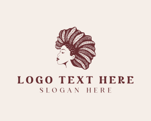 Dreadlocks - Afro Hair Salon logo design