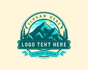 Map - Himalayas Mountain India logo design