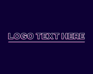 Telecom - Neon Cyber Gaming logo design