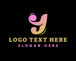 Technology - Modern Multimedia Network Letter Y logo design