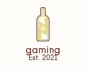 Liquor Shop - Wine Bottle Liquor logo design