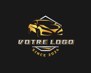 Driving - Car Auto Restoration logo design