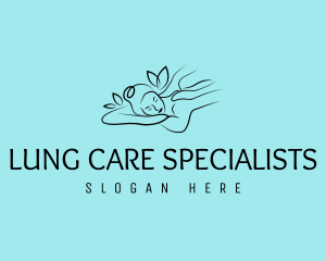 Natural Spa Massage logo design