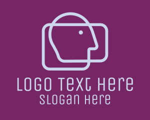 Clever - Head Line Art logo design