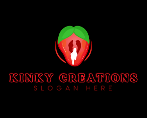 Erotic Strawberry Porn logo design