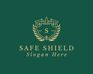 Crown Royalty Shield logo design