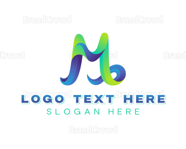 Creative Business Letter M Logo