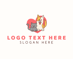 Lovely - Family Pet Love logo design