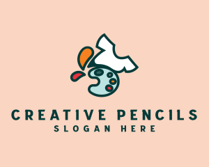 Shirt Print Paint logo design