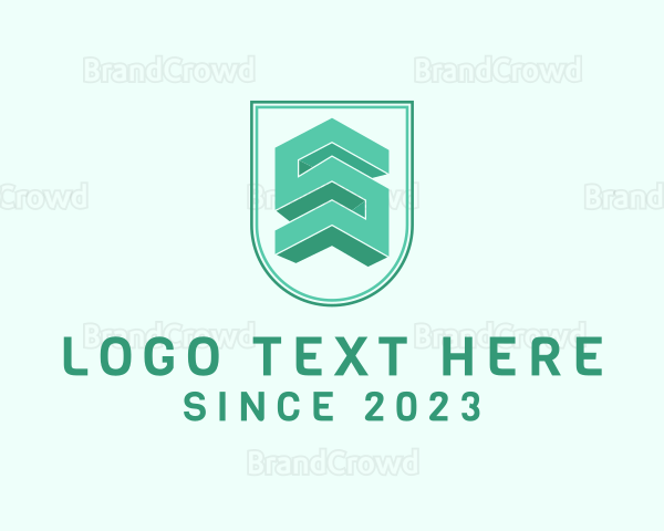 Green Shield Badge Logo