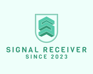 Green Shield Badge logo design