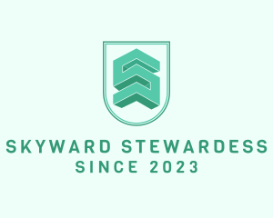 Green Shield Badge logo design