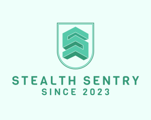 Green Shield Badge logo design