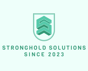 Green Shield Badge logo design