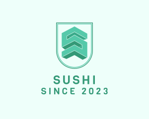 Green Shield Badge logo design