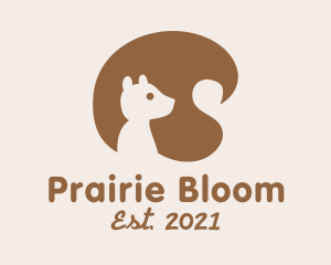 Prairie - Brown Squirrel Tail logo design