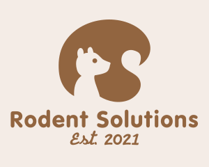 Brown Squirrel Tail logo design