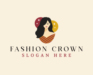 Lady Fashion Model logo design