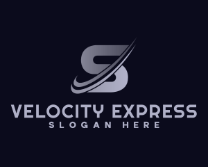 Speed - Fitness Speed Letter S logo design