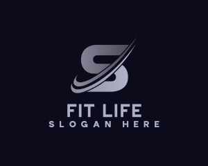 Fitness - Fitness Speed Letter S logo design