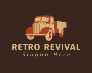 Automotive - Retro Dump Truck logo design
