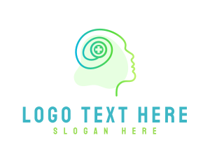 Neuro Science - Human Health Brain logo design