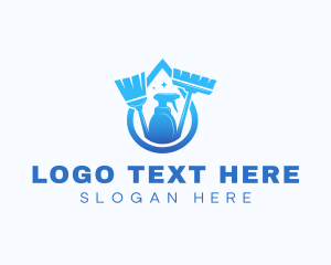 Sanitary - Droplet Clean Janitorial logo design
